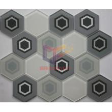 Ink-Jet Crystal and Ceramic Mixed Decoration Mosaic (CFC662)